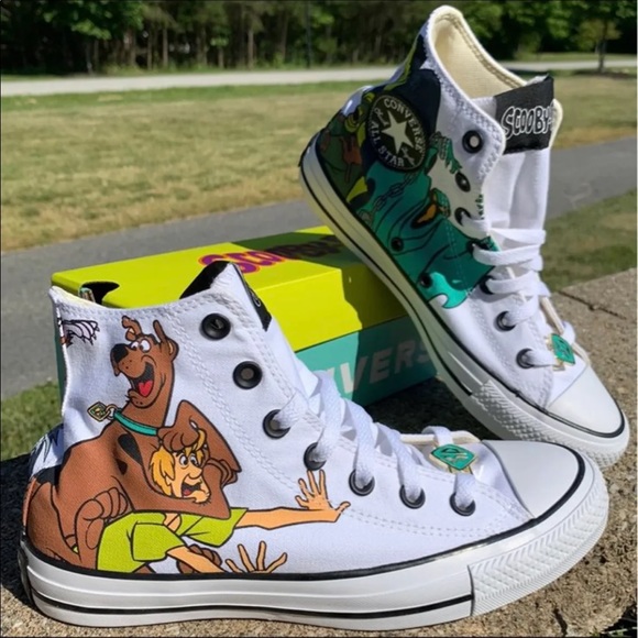 Converse x Scooby Doo CTAS Hi Top Sneakers RARE - Picture 3 of 12